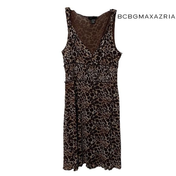 BCBG MAXAZRIA SLEEVELESS DRESS FULLY LINED SIZE LARGE - Picture 10 of 10